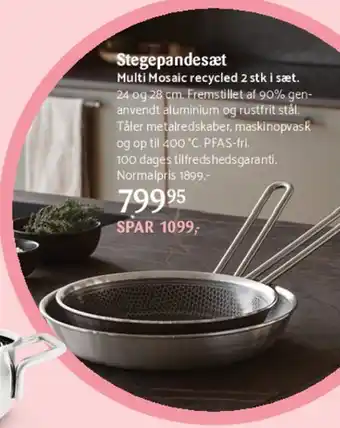 Stegepandesæt Multi Mosaic (2 stk.)