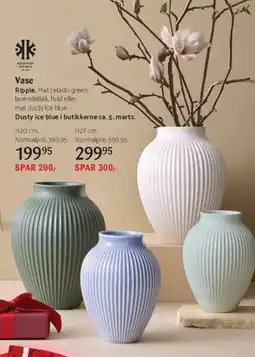 Kop & Kande Vase (Ripple) tilbud