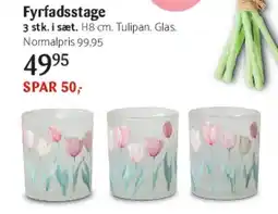 Kop & Kande Fyrfadsstage 3 stk. tilbud