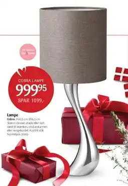 Kop & Kande Cobra lampe tilbud