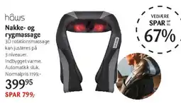 Kop & Kande Nakke- og rygmassage tilbud