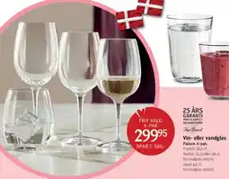 Kop & Kande Vin- eller vandglas (6-pak) tilbud
