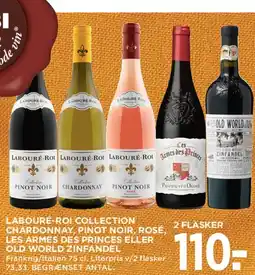 MENY Labouré-Roi collection / Les Armes des Princes / Old World Zinfandel (2 flasker tilbud) tilbud