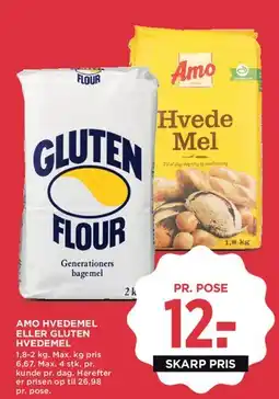 MENY Amo hvedemel eller Gluten flour tilbud