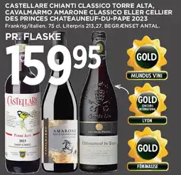 MENY Castellare Chianti Classico / Amarone / Châteauneuf-du-Pape tilbud