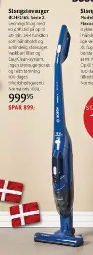 Kop & Kande Stangstøvsuger (serie model) tilbud