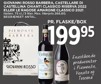 MENY Giovanni Rosso (Piemonte Barbera) tilbud