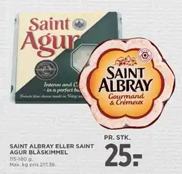 MENY Saint Albray eller Saint Agur (Blåskimmel) tilbud