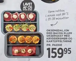 MENY Oksemedaljon / Okseroast med kartoffeltærte tilbud