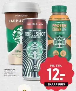 MENY Starbucks - flere varianter tilbud
