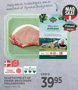 MENY Skæfkotelet af dansk økologisk frilandsgris tilbud