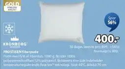 JYSK KRONBORG FROSTISEN fiberpude tilbud