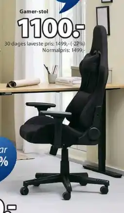 JYSK Gamer-stol tilbud