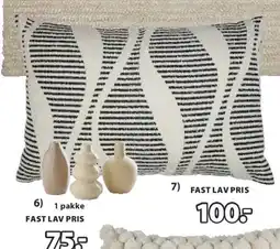 JYSK Mønstret pyntepude (rektangulær) tilbud