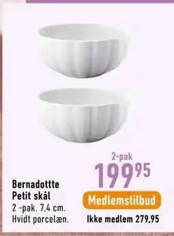 Imerco Bernadottte Petit skål tilbud