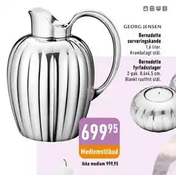 Imerco Bernadotte serveringskande tilbud