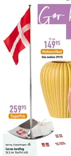 Imerco Curves bordflag tilbud