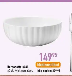 Imerco Bernadotte skål tilbud