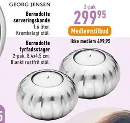 Imerco Bernadotte fyrfadsstager tilbud