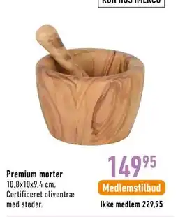 Imerco Premium morter tilbud