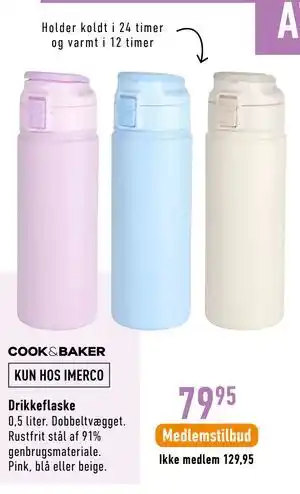 Imerco Drikkeflaske tilbud