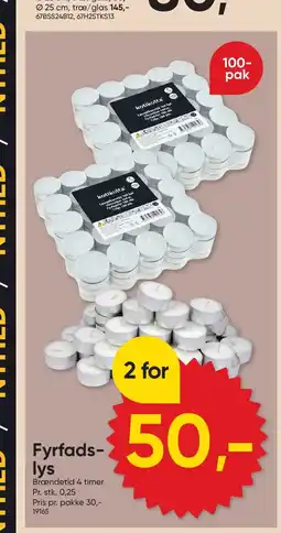 BigDollar Fyrfads- lys tilbud