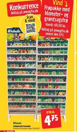 jem & fix FRØPORTIONER tilbud