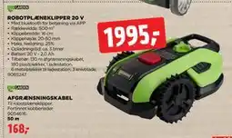 jem & fix ROBOTPLÆNEKLIPPER 20 V tilbud