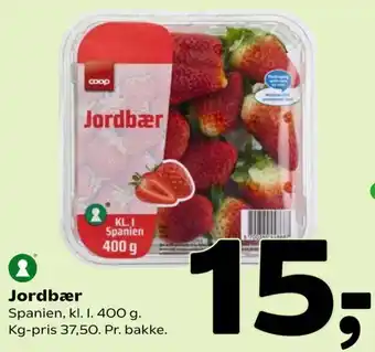 Coop 365 Jordbær 400 g tilbud