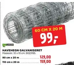 jem & fix HAVEHEGN GALVANISERET tilbud