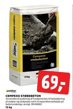 jem & fix CEMPEXO STØBEBETON tilbud