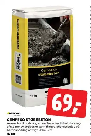 jem & fix CEMPEXO STØBEBETON tilbud