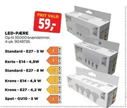 jem & fix LED-PÆRE tilbud