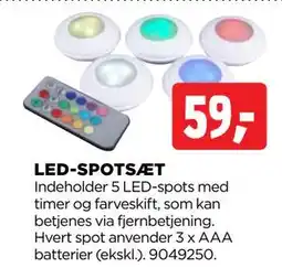 jem & fix LED-SPOTSÆT tilbud