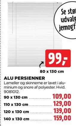 jem & fix ALU PERSIENNER tilbud