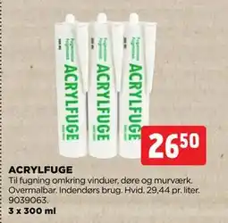jem & fix ACRYLFUGE tilbud