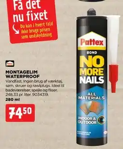 jem & fix MONTAGELIM WATERPROOF tilbud