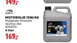 jem & fix MOTOROLIE 15W/40 tilbud