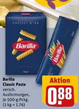 REWE DE BARILLA Classic pasta tilbud