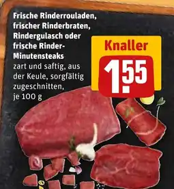 REWE DE Frische rinderrouladen, frischer rinderbraten, rindergulasch oder frische rinder- minutensteaks tilbud