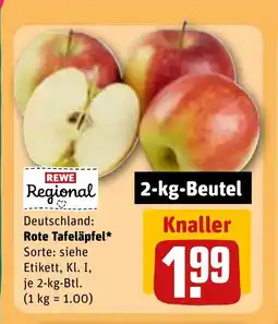 REWE DE Rote tafeläpfel tilbud