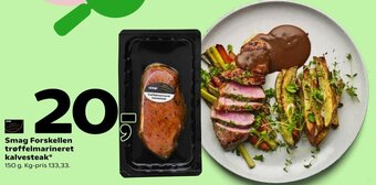 Smag Forskellen Trøffelmarineret Kalvesteak 150 g