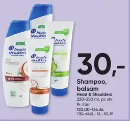 BigDollar HEAD & SHOULDERS Shampoo, balsam tilbud