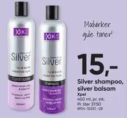 BigDollar XPEL Silver shampoo, silver balsam tilbud