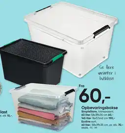 BigDollar SIMPLESTORE Opbevaringsbokse tilbud