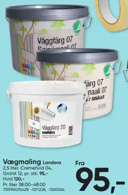 BigDollar LANDORA Vægmaling tilbud