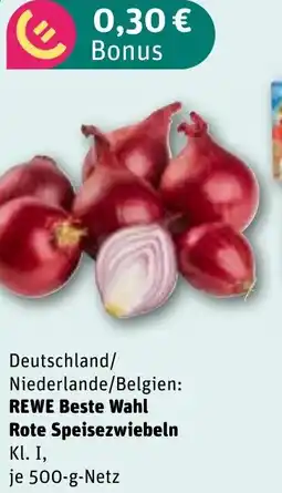 REWE DE Rewe beste wahl rote speisezwiebeln tilbud