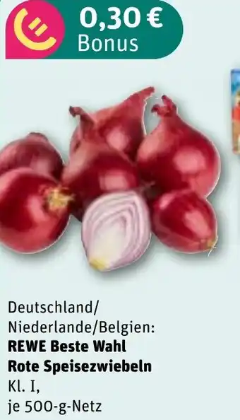 REWE DE Rewe beste wahl rote speisezwiebeln tilbud