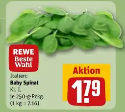REWE DE Baby spinat tilbud