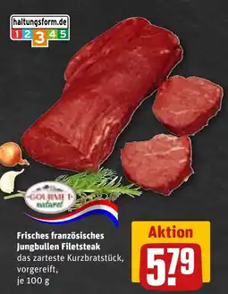 REWE DE Frisches französisches jungbullen filetsteak tilbud